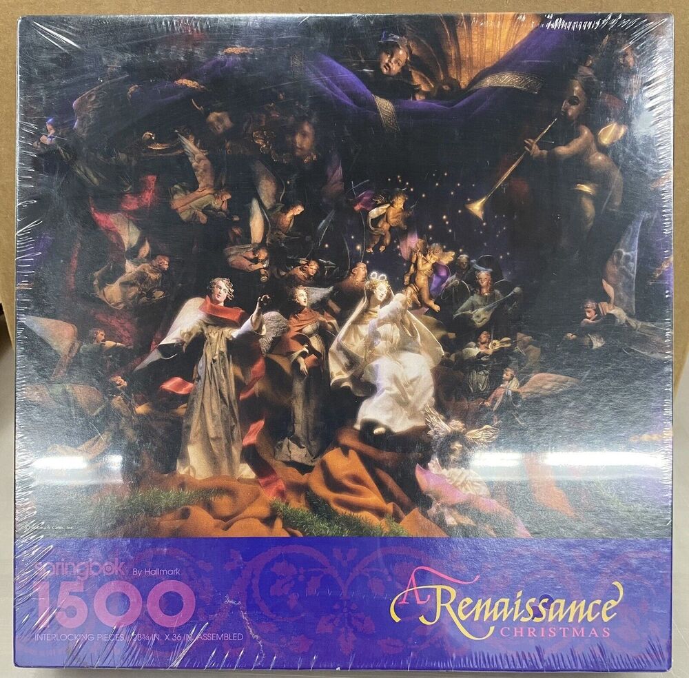 Springbok A Renaissance Christmas Puzzle 1500 Piece XZL9029 NEW Sealed Cherubs